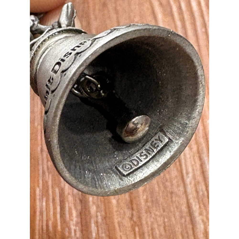 Walt Disney World Treasures Minnie Mouse Made In USA Pewter Bell 2 1/2" W/Case - Picture 7 of 11